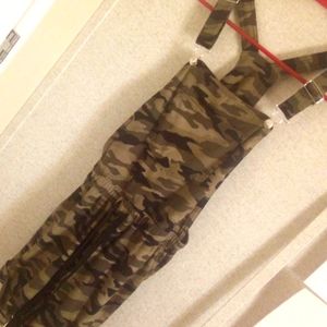 Camouflage Pattern Overalls - Small